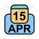 پیش‌نمایش فایل april-44 از پک تقویم کسب و کار 2017 خطی پر