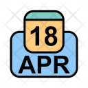 پیش‌نمایش فایل april-47 از پک تقویم کسب و کار 2017 خطی پر