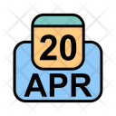 پیش‌نمایش فایل april-49 از پک تقویم کسب و کار 2017 خطی پر