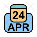 پیش‌نمایش فایل april-53 از پک تقویم کسب و کار 2017 خطی پر