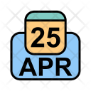 پیش‌نمایش فایل april-54 از پک تقویم کسب و کار 2017 خطی پر