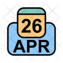 پیش‌نمایش فایل april-55 از پک تقویم کسب و کار 2017 خطی پر
