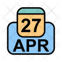 پیش‌نمایش فایل april-56 از پک تقویم کسب و کار 2017 خطی پر