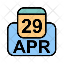 پیش‌نمایش فایل april-58 از پک تقویم کسب و کار 2017 خطی پر