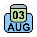 پیش‌نمایش فایل august-33 از پک تقویم کسب و کار 2017 خطی پر