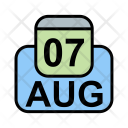 پیش‌نمایش فایل august-37 از پک تقویم کسب و کار 2017 خطی پر