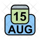 پیش‌نمایش فایل august-41 از پک تقویم کسب و کار 2017 خطی پر