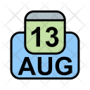 پیش‌نمایش فایل august-42 از پک تقویم کسب و کار 2017 خطی پر