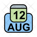 پیش‌نمایش فایل august-44 از پک تقویم کسب و کار 2017 خطی پر