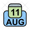 پیش‌نمایش فایل august-45 از پک تقویم کسب و کار 2017 خطی پر