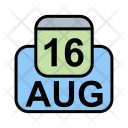 پیش‌نمایش فایل august-46 از پک تقویم کسب و کار 2017 خطی پر