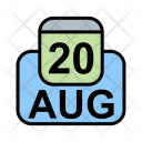 پیش‌نمایش فایل august-50 از پک تقویم کسب و کار 2017 خطی پر