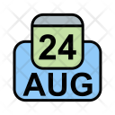 پیش‌نمایش فایل august-54 از پک تقویم کسب و کار 2017 خطی پر