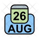 پیش‌نمایش فایل august-56 از پک تقویم کسب و کار 2017 خطی پر
