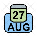 پیش‌نمایش فایل august-57 از پک تقویم کسب و کار 2017 خطی پر