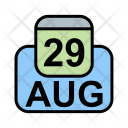 پیش‌نمایش فایل august-59 از پک تقویم کسب و کار 2017 خطی پر