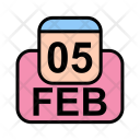 پیش‌نمایش فایل february-32 از پک تقویم کسب و کار 2017 خطی پر