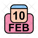پیش‌نمایش فایل february-37 از پک تقویم کسب و کار 2017 خطی پر