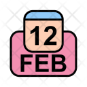 پیش‌نمایش فایل february-38 از پک تقویم کسب و کار 2017 خطی پر