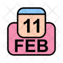 پیش‌نمایش فایل february-40 از پک تقویم کسب و کار 2017 خطی پر