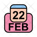 پیش‌نمایش فایل february-49 از پک تقویم کسب و کار 2017 خطی پر