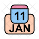 پیش‌نمایش فایل january-74 از پک تقویم کسب و کار 2017 خطی پر