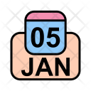 پیش‌نمایش فایل january-76 از پک تقویم کسب و کار 2017 خطی پر