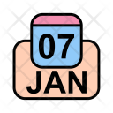 پیش‌نمایش فایل january-79 از پک تقویم کسب و کار 2017 خطی پر