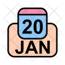 پیش‌نمایش فایل january-82 از پک تقویم کسب و کار 2017 خطی پر
