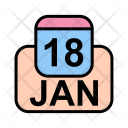 پیش‌نمایش فایل january-85 از پک تقویم کسب و کار 2017 خطی پر