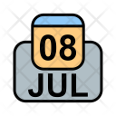 پیش‌نمایش فایل july-38 از پک تقویم کسب و کار 2017 خطی پر