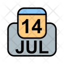 پیش‌نمایش فایل july-44 از پک تقویم کسب و کار 2017 خطی پر
