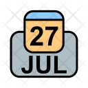 پیش‌نمایش فایل july-57 از پک تقویم کسب و کار 2017 خطی پر