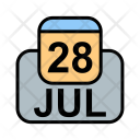 پیش‌نمایش فایل july-58 از پک تقویم کسب و کار 2017 خطی پر