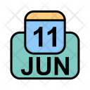 پیش‌نمایش فایل june-40 از پک تقویم کسب و کار 2017 خطی پر