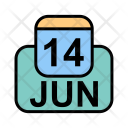 پیش‌نمایش فایل june-43 از پک تقویم کسب و کار 2017 خطی پر