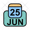 پیش‌نمایش فایل june-54 از پک تقویم کسب و کار 2017 خطی پر