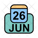 پیش‌نمایش فایل june-55 از پک تقویم کسب و کار 2017 خطی پر