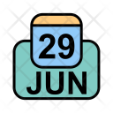پیش‌نمایش فایل june-58 از پک تقویم کسب و کار 2017 خطی پر