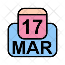 پیش‌نمایش فایل march-48 از پک تقویم کسب و کار 2017 خطی پر