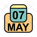 پیش‌نمایش فایل may-37 از پک تقویم کسب و کار 2017 خطی پر