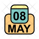 پیش‌نمایش فایل may-38 از پک تقویم کسب و کار 2017 خطی پر