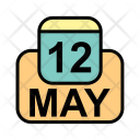 پیش‌نمایش فایل may-42 از پک تقویم کسب و کار 2017 خطی پر