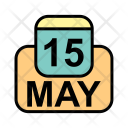 پیش‌نمایش فایل may-45 از پک تقویم کسب و کار 2017 خطی پر