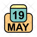 پیش‌نمایش فایل may-48 از پک تقویم کسب و کار 2017 خطی پر
