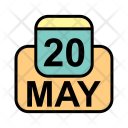 پیش‌نمایش فایل may-49 از پک تقویم کسب و کار 2017 خطی پر
