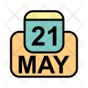 پیش‌نمایش فایل may-50 از پک تقویم کسب و کار 2017 خطی پر