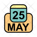پیش‌نمایش فایل may-54 از پک تقویم کسب و کار 2017 خطی پر
