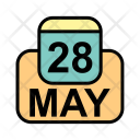 پیش‌نمایش فایل may-57 از پک تقویم کسب و کار 2017 خطی پر
