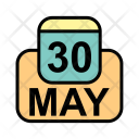 پیش‌نمایش فایل may-59 از پک تقویم کسب و کار 2017 خطی پر